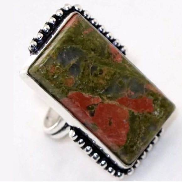 Jewelry - Unakite Stone Ring